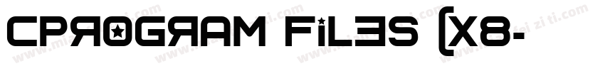 CProgram Files (x8字体转换